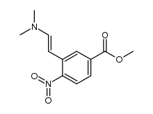 trans-3-(2-dimethylamino-vinyl)-4-nitro-benzoic acid methyl ester结构式