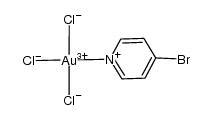 trichloro(4-bromopyridine)gold(III) Structure