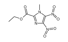 ethyl 1-methyl-4,5-dinitroimidazole-2-carboxylate Structure