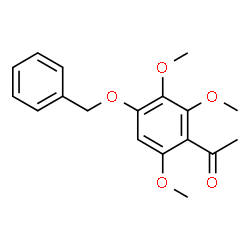 1-(4-(benzyloxy)-2,3,6-trimethoxyphenyl)ethan-1-one Structure