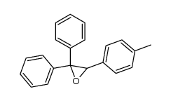 2,2-diphenyl-3-p-tolyl-oxirane Structure
