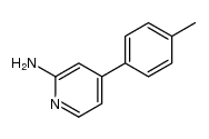 2-Amino-4-(4-methylphenyl)pyridine结构式