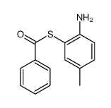 S-(2-Amino-5-Methylphenyl)thiobenzoate结构式