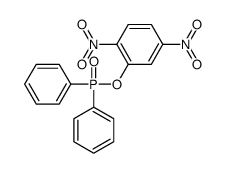 2-diphenylphosphoryloxy-1,4-dinitrobenzene结构式