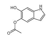 6-hydroxy-5-acetoxyindole Structure