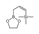 3-(1,3,2-dioxaborolan-2-yl)prop-1-enyl-trimethylsilane结构式