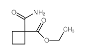 Ethyl 1-(aminocarbonyl)cyclobutanecarboxylate structure