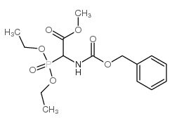Cbz-氨基(二乙氧基磷酰基)乙酸甲酯结构式