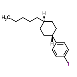 1-Iodo-4-(trans-4-pentylcyclohexyl)benzene Structure