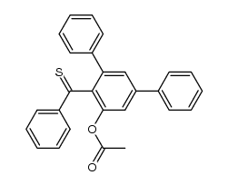 2-Acetoxy-4,6-diphenyl-thiobenzophenon结构式