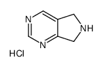 6,7-Dihydro-5H-Pyrrolo[3,4-D]Pyrimidine Hydrochloride Structure