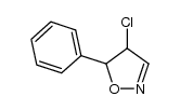 5-phenyl-4-chloroisoxazoline Structure