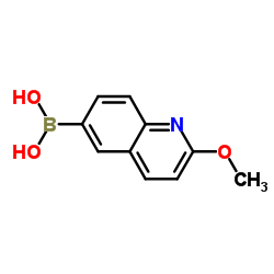 2-Methoxyquinolin-6-ylboronic acid Structure