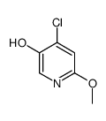 4-chloro-6-methoxypyridin-3-ol结构式