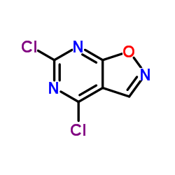 4,6-Dichloroisoxazolo[5,4-d]pyrimidine Structure