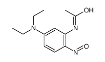 N,N-Diethyl-3-acetamido-4-nitrosoaniline结构式