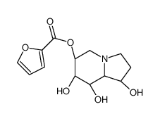 [(1S,6S,7S,8R,8aR)-1,7,8-trihydroxy-1,2,3,5,6,7,8,8a-octahydroindolizin-6-yl] furan-2-carboxylate结构式