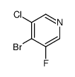 4-溴-3-氯-5-氟吡啶结构式