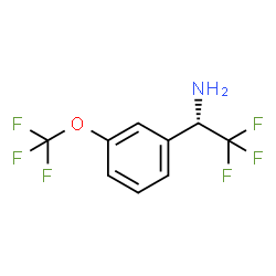 (1S)-2,2,2-TRIFLUORO-1-[3-(TRIFLUOROMETHOXY)PHENYL]ETHYLAMINE Structure