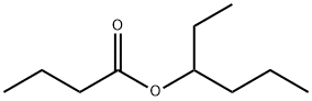 Butanoic acid, 3-Methyl-, 1-ethylbutyl ester structure