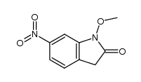 1-methoxy-6-nitroindolin-2-one结构式