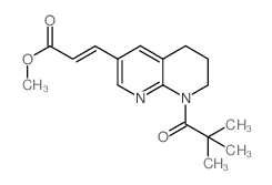(E)-Methyl 3-(8-pivaloyl-5,6,7,8-tetrahydro-1,8-naphthyridin-3-yl)acrylate picture