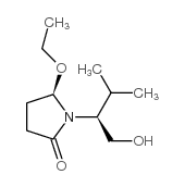 2-Pyrrolidinone,5-ethoxy-1-[1-(hydroxymethyl)-2-methylpropyl]-,[R-(R*,S*)]-(9CI)结构式