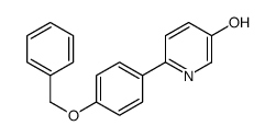 6-(4-phenylmethoxyphenyl)pyridin-3-ol结构式