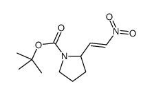 (E)-TERT-BUTYL 2-(2-NITROVINYL)PYRROLIDINE-1-CARBOXYLATE Structure