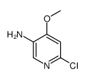 6-氯-4-甲氧基吡啶-3-胺结构式