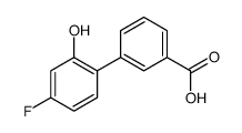 3-(4-fluoro-2-hydroxyphenyl)benzoic acid结构式