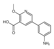 5-(3-aminophenyl)-2-methoxypyridine-3-carboxylic acid结构式