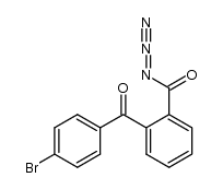 2-(4-bromobenzoyl)benzoyl azide Structure