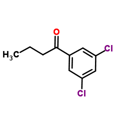 1-(3,5-Dichlorophenyl)-1-butanone Structure