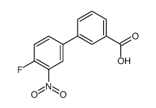 4'-FLUORO-3'-NITRO-[1,1'-BIPHENYL]-3-CARBOXYLIC ACID Structure