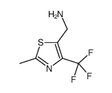 (2-甲基-4-(三氟甲基)噻唑-5-基)甲胺结构式