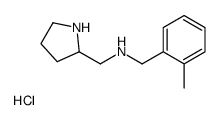 (2-Methyl-benzyl)-pyrrolidin-2-ylmethyl-amine hydrochloride结构式