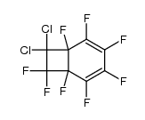 7,7-dichlorooctafluorobicyclo[4.2.0]octa-2,4-diene结构式