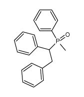 phenylmethyl(1,2-diphenylethyl)phosphine oxide Structure