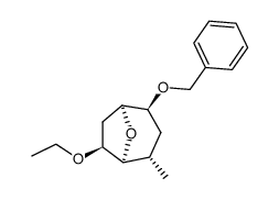 8-Oxabicyclo3.2.1octane, 6-ethoxy-4-methyl-2-(phenylmethoxy)-, 1R-(2-exo,4-exo,6-endo)- picture