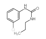 Urea,N-(3-chlorophenyl)-N'-propyl- Structure