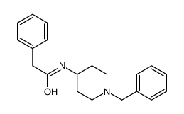 N-(1-benzylpiperidin-4-yl)-2-phenylacetamide结构式