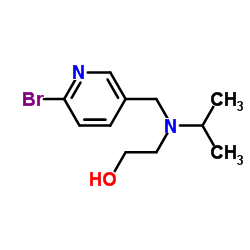 2-{[(6-Bromo-3-pyridinyl)methyl](isopropyl)amino}ethanol Structure