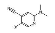 5-bromo-2-(dimethylamino)pyridine-4-carbonitrile结构式