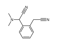 2-cyanomethyl-α-(dimethylamino)phenylacetonitrile Structure