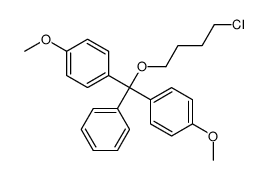 1-[4-chlorobutoxy-(4-methoxyphenyl)-phenylmethyl]-4-methoxybenzene结构式