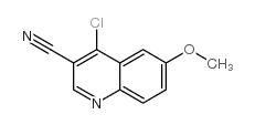 4-氯-6-甲氧基喹啉-3-甲腈图片