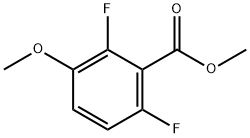 Methyl 2,6-difluoro-3-methoxybenzoate结构式