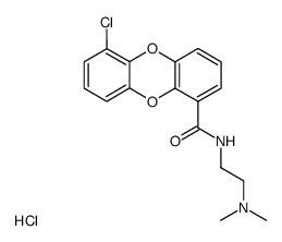 6-Chloro-dibenzo[1,4]dioxine-1-carboxylic acid (2-dimethylamino-ethyl)-amide; hydrochloride结构式