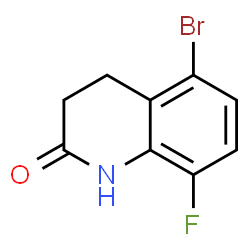 5-Bromo-8-fluoro-3,4-dihydroquinolin-2(1H)-one Structure